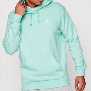 Adidas Men's Light Mint Green Hoodie